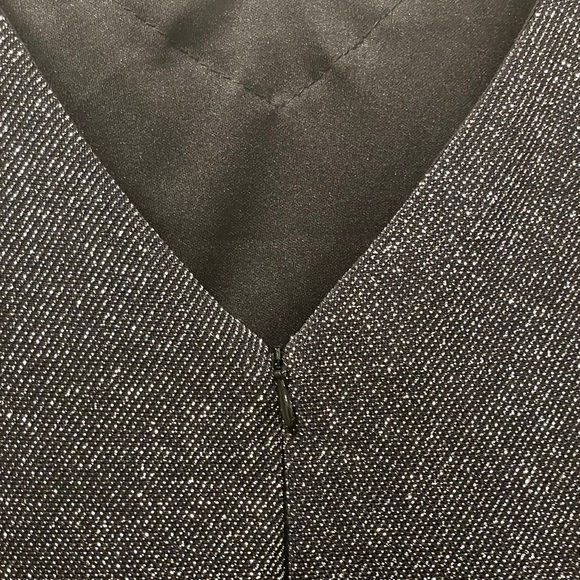 NWT Betsy & Adam Glittering Black Maxi Dress - Picture 8 of 11